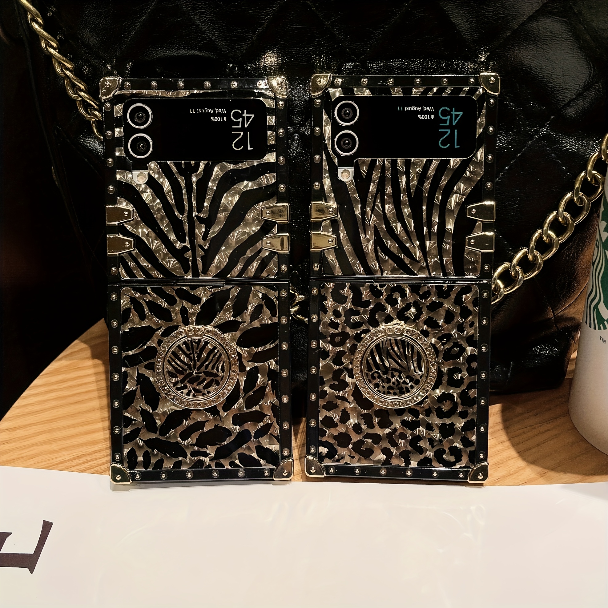 feather series mobile phone case with 360 degree rotating stand suitable for samsung foldable models Product details 1