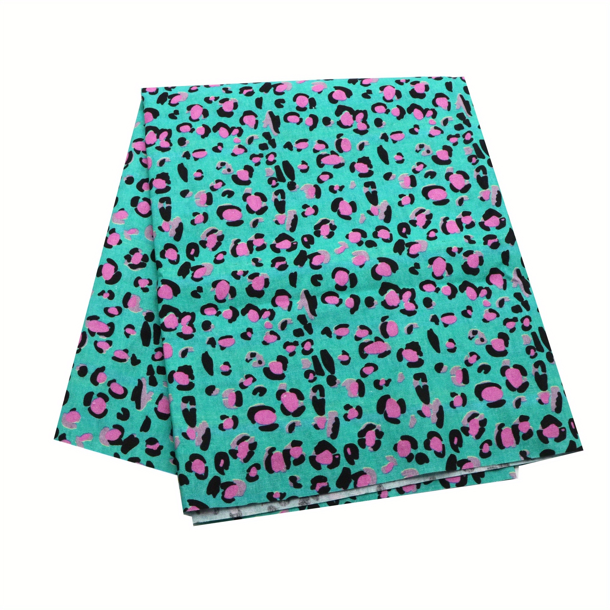 Leopard Geometric Patterns Quilting 100% Cotton-57x19.68inch(145x50cm) Craft Fabrics Diy Handmade Precut For Craft