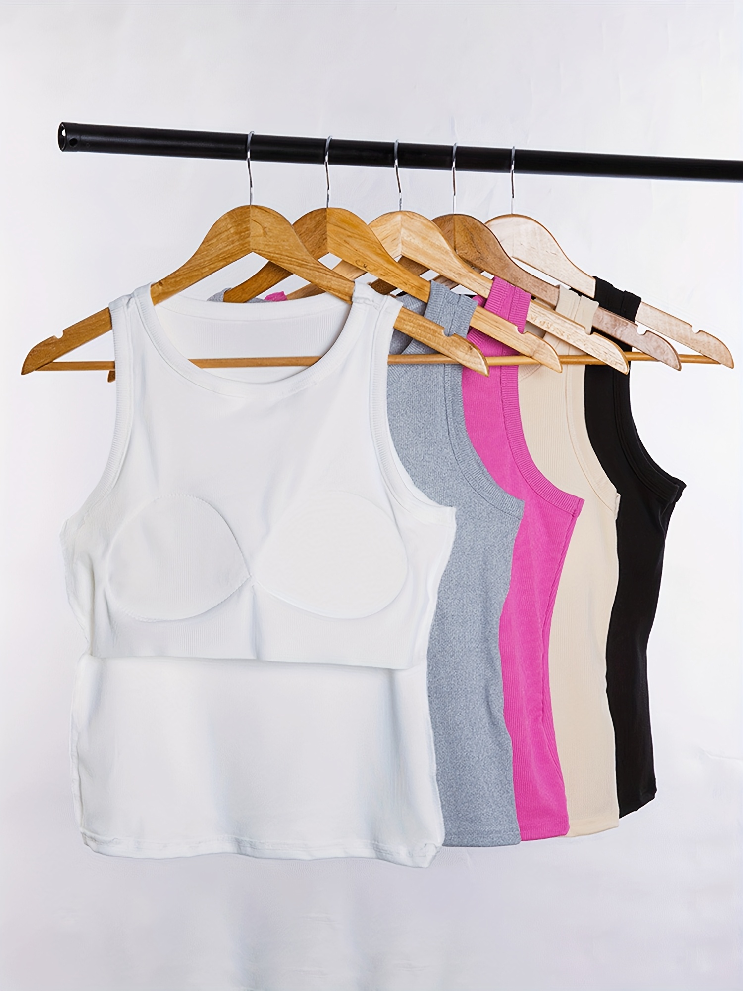 Womens T Shirts With Built In Bras Padded Short Burkina Faso
