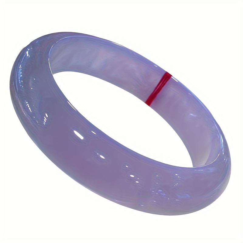 Ice Violet Floating Flower Natural Stone Bracelet, Gift for Mom