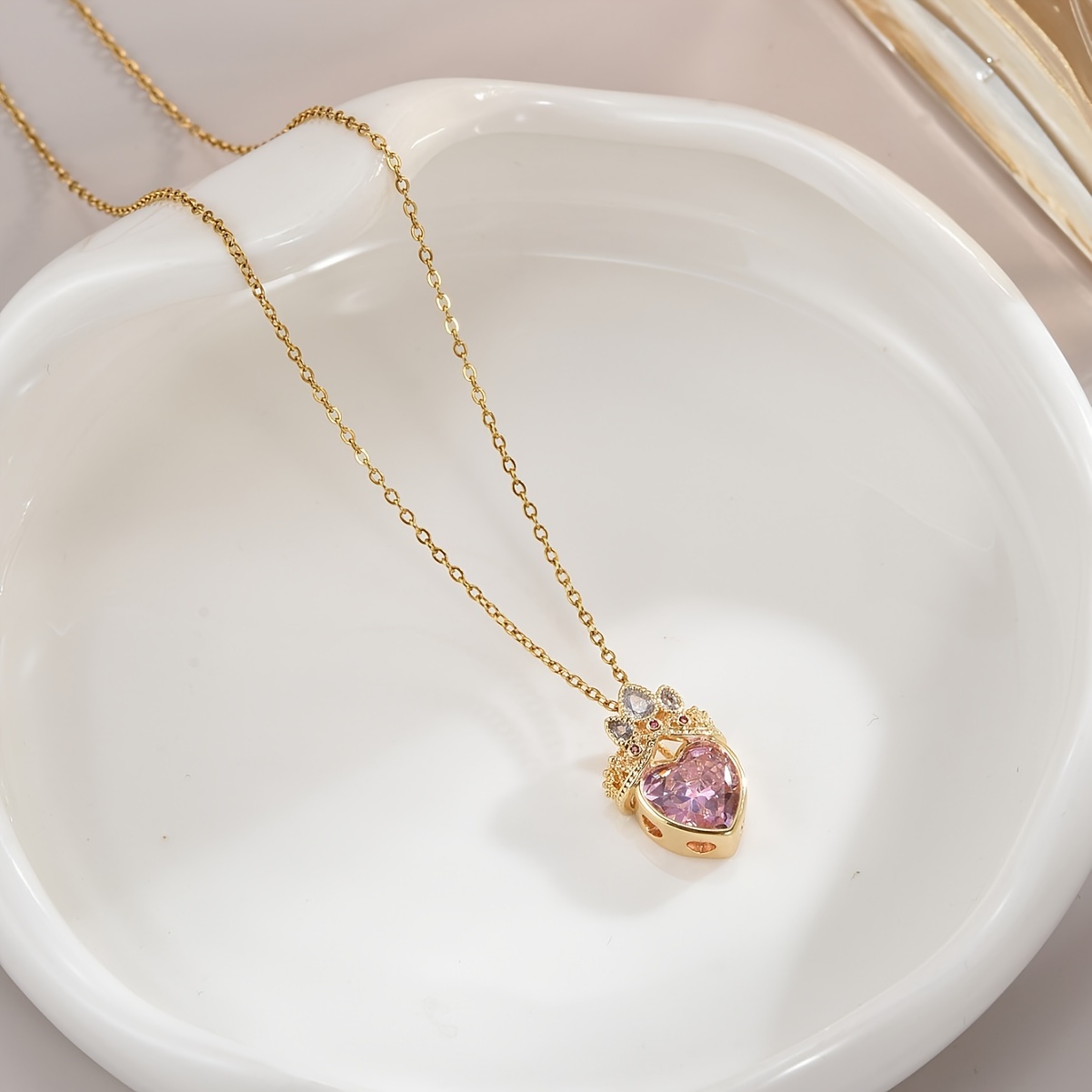 collar de   de corona rosa y   romántico para mujeres - accesorio de joyería   de moda,   para   ocasiones 4