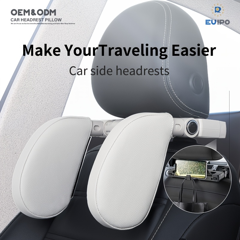 Car Side Sleeping Pillow, Multifunctional Adjustable Side Support with Invisible Hook and Aromatherapy Storage Box, Travel Comfort, Compact Design, Durable Construction, Adjustable Pillow, Road Trip Essentials, Back Support Pillow, Car Accessories, Car Camping, Car Neck Pillow, Car Pillow, Car Seat Cushion, Car Travel Accessories, Travel Pillow
