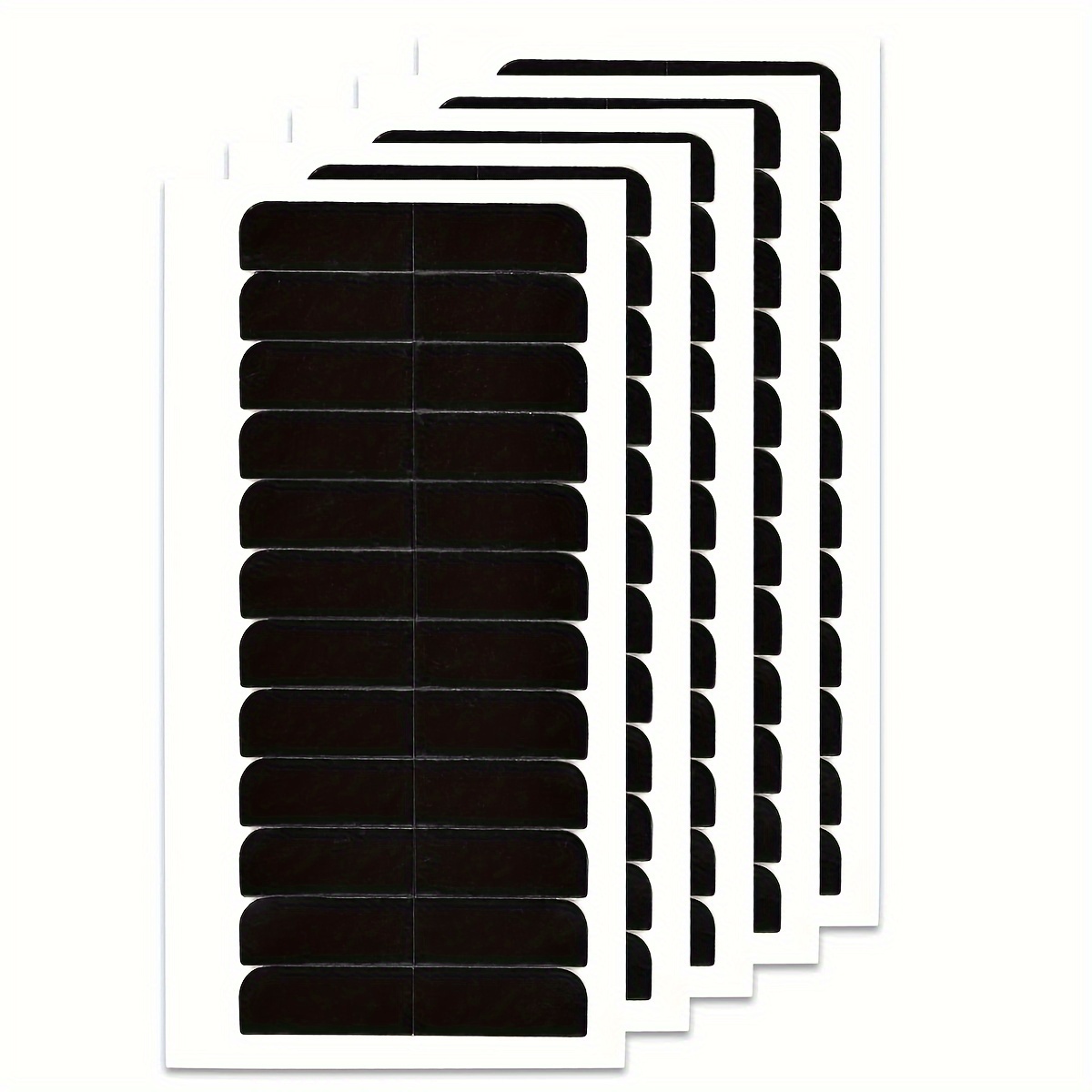 TEMU 60pcs Of Double-sided Adhesive Tape Tabs For Hair Extensions, Measuring 0.8 Cm By 4 Cm, Suitable For Replacing Tape On Wigs And Hair Extensions