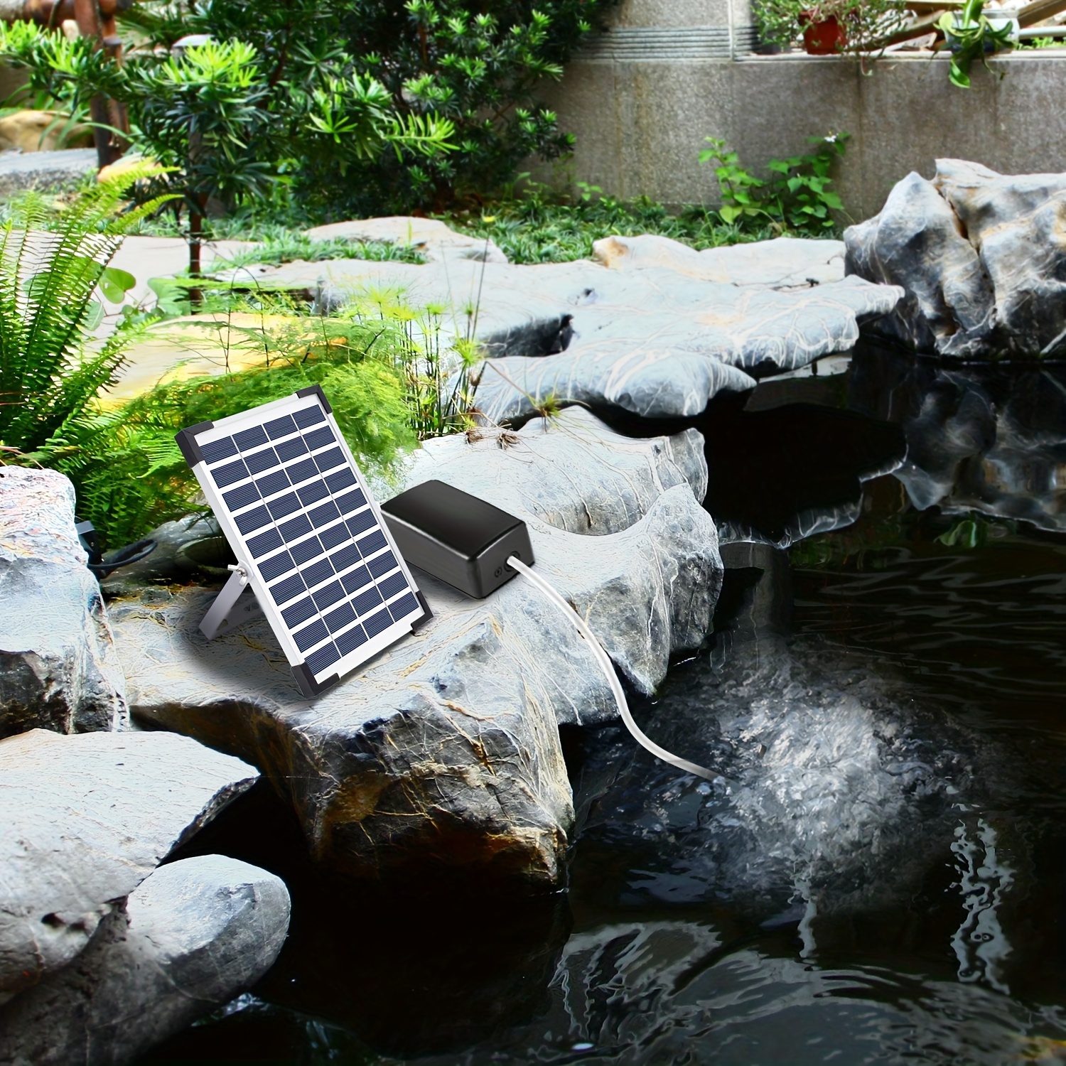 Compresseur Extérieur Silencieux Bassin Aérateur De Bassin Aquascape Pro Air 20 - Compresseur 15W Pour Bassins Jusqu'à 19 000L - Extérieur, Résistant Aux Intempéries Compresseur Bassin Jardin