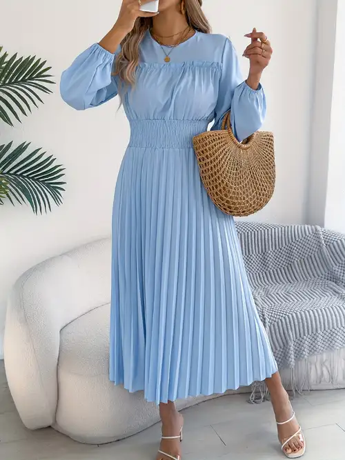 casual midi winter dresses for women Women Long Sleeve Midi Dresses Ribbed Knit Round Neck Casual Swing Sweater Dress Fall Winter Ruffled Fashion Outfit S-2XL Army Green at Amazon Women's Clothing store