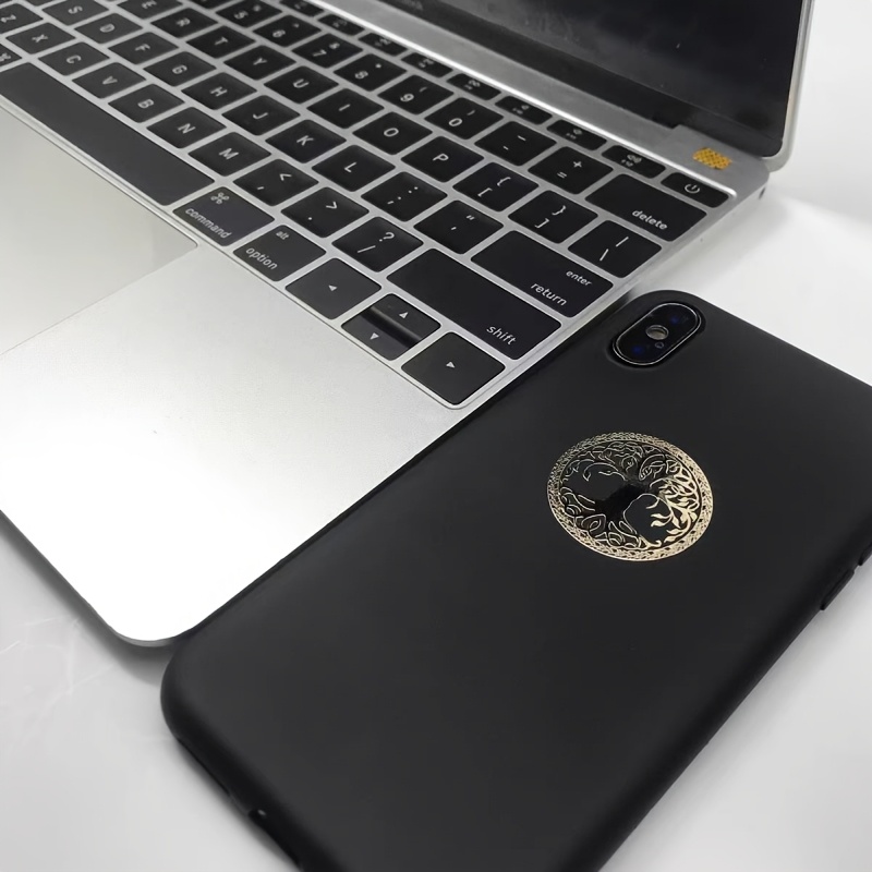 

1pc Of Metal Phone Phone Laptop Decorative