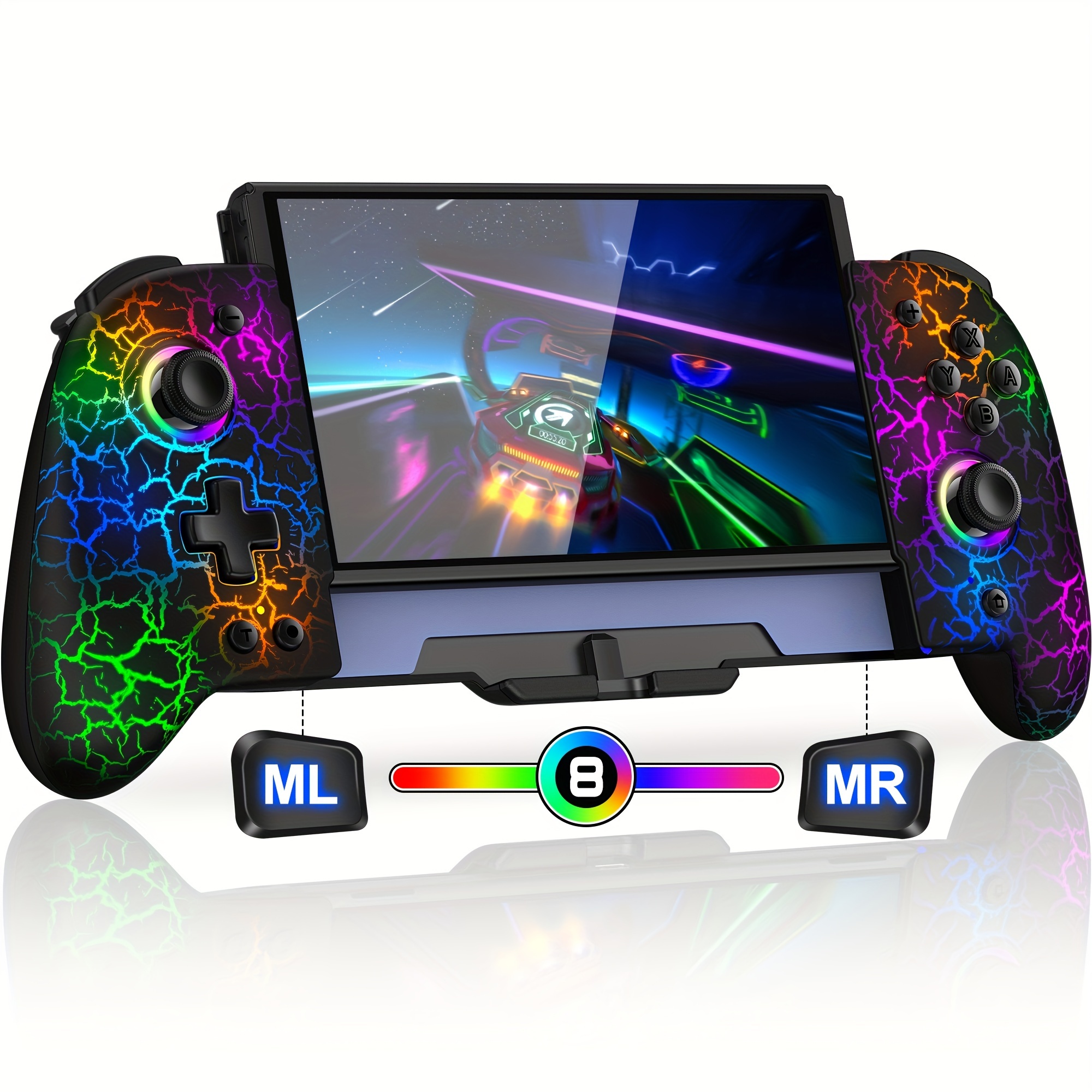 

One-piece Joypad Controller Switch With Adjustable Turbo And Ergonomically Designed