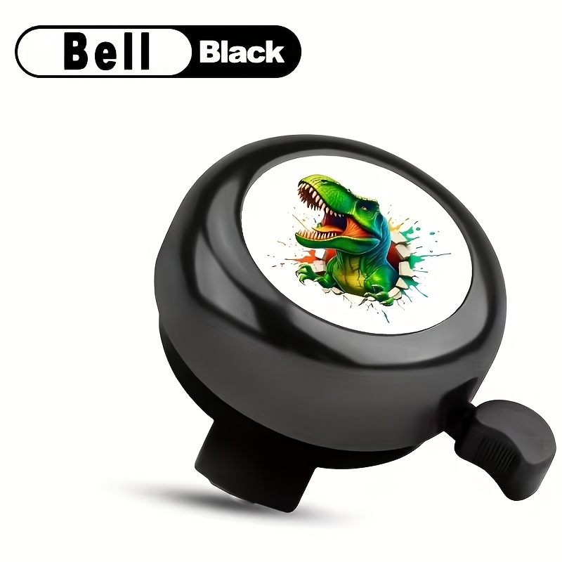 TEMU 1pc Dinosaur Bell For Bikes & Skateboards - For /s, Lightweight Durable Bell With Dino Ring, Outdoor Accessory For Balance Bikes, Bmx, Scooters