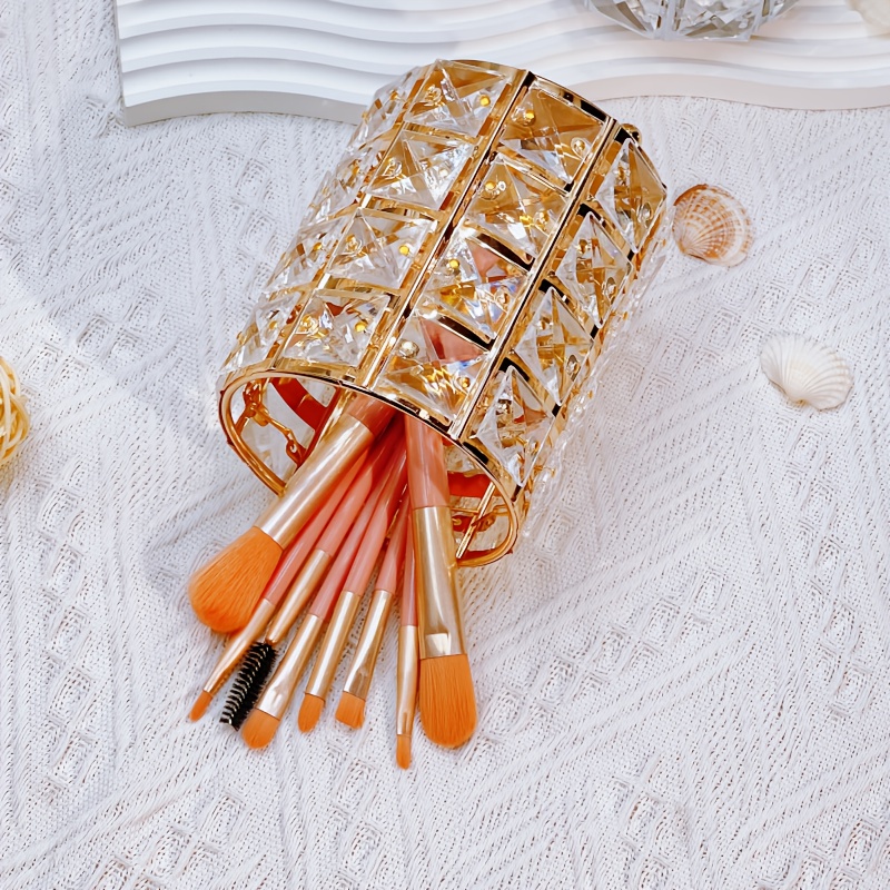 TEMU Storage Containers, Brush Barrels, Cosmetic Storage Portable Containers, Decorative Vases, Bathroom Storage Boxes, Suitable For Mother's Holiday