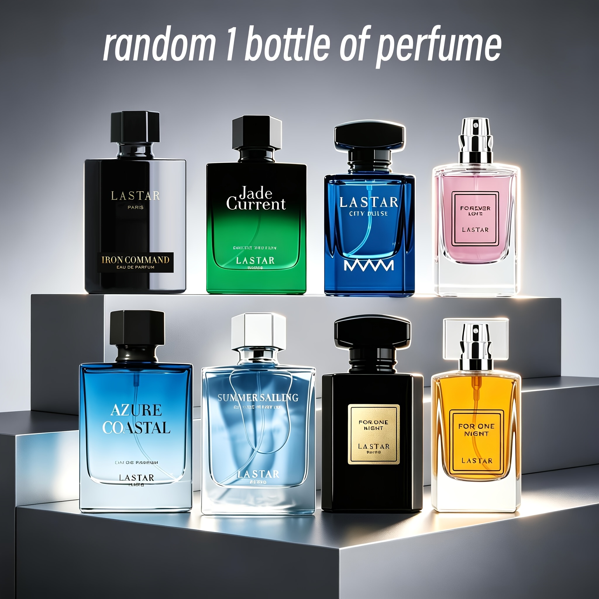 TEMU Random Mixed Scent Men's Hormone Perfume 1 Bottle, Random Bottle, Long-lasting Hormone Cologne Edp Spray, Portable Travel Bottle, Suitable For