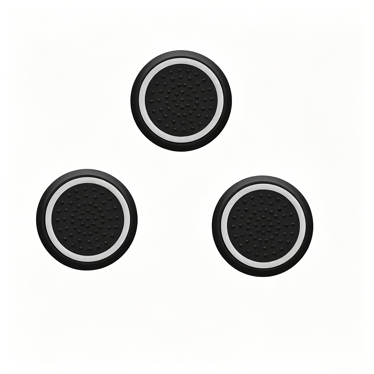 TEMU Paquete de 3 Tapas de Joystick de Diseño Ergonómico, Color y Negro Antideslizante, Material de Silicona de Elasticidad, Tapas de Fáciles de