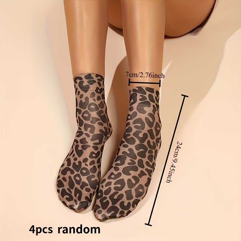 TEMU The 4pcs Pattern Features A Random And Lightweight Semi-transparent Texture, Which Can Enhance The Leg Lines Without Appearing Heavy, Making It