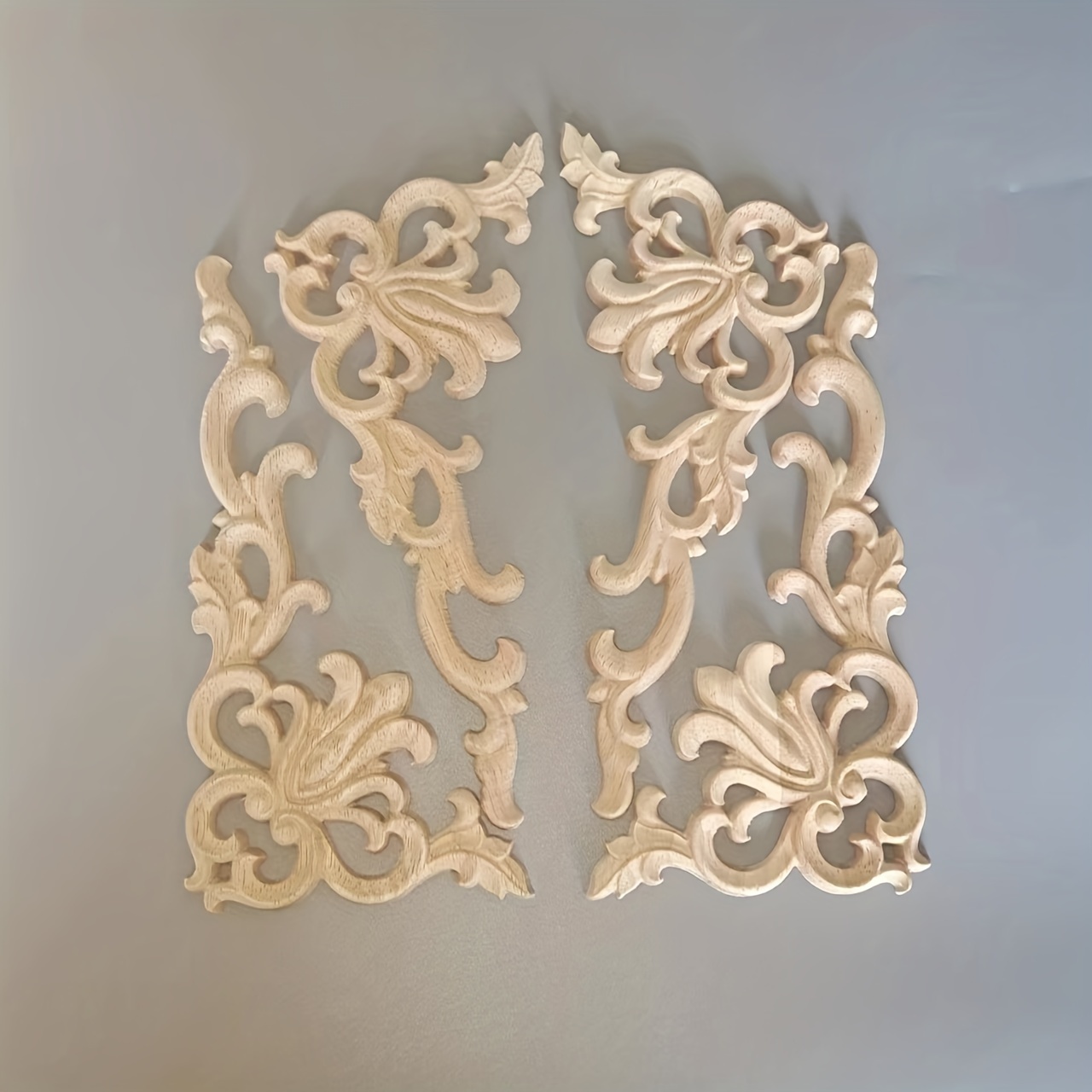 Lot De 5 Appliques En Bois Décoratives Pour Meubles - Angles, Portes, Armoires - DIY