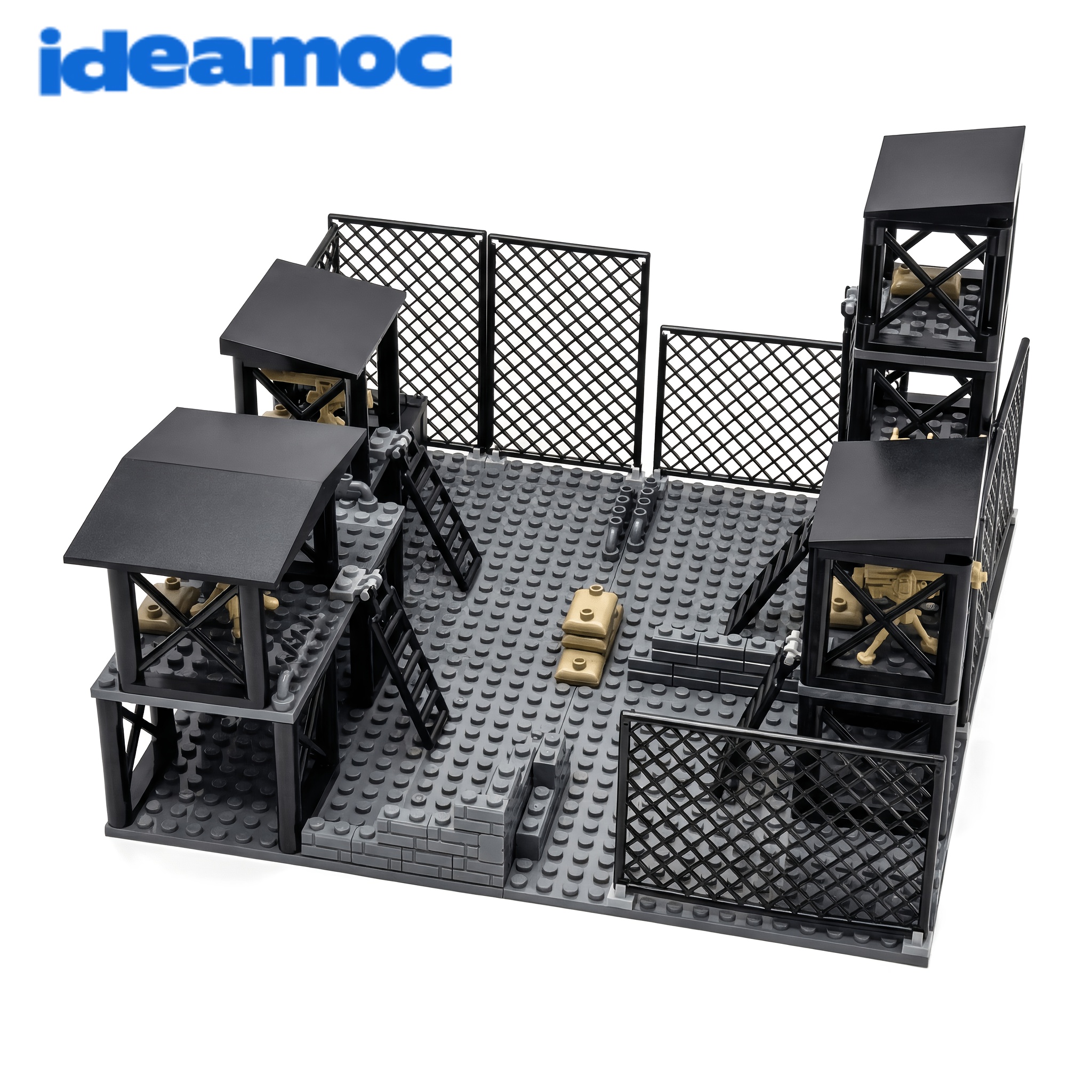 Ideamoc MOC Outposts Building Blocks, DIY Construction Toy