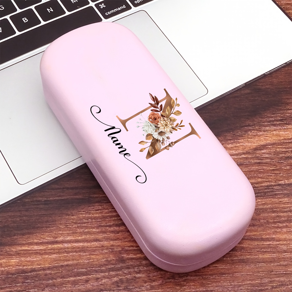 TEMU 5-color Glasses Box A2 Customized Glasses Box Women Hard Shell Glasses Box, Custom Name Glasses Box, Personalized Letter Birthday Gift,