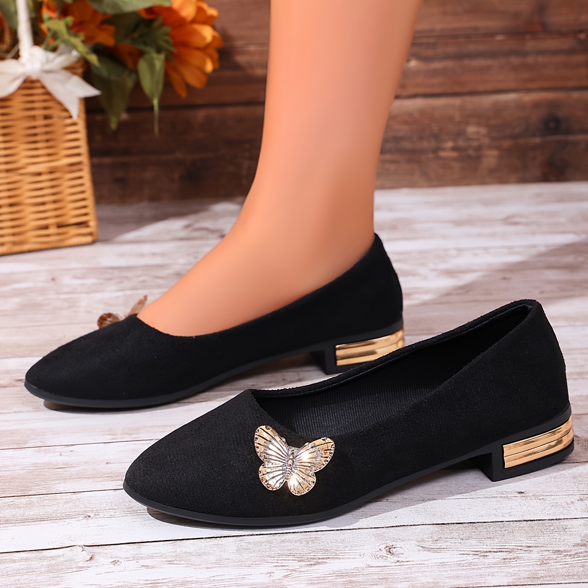 TEMU New Small Shallow Mouth Women' Shoe, Comfortable Women's Flat Shoes For Outdoor Wear, Women Shoes