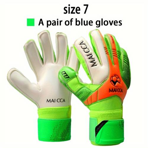 New Football Goalie Gloves, Non-Slip Palm Catching, Reinforced Finger Guard, Flexible And Durable, Essential Protective Gear for Football Training And Competition