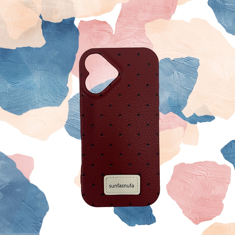 The Camera Is in The Shape of Love, Apple 16Plus Female 16 Cute Lychee Pattern, And The Leather Pattern Is Suitable for Apple 16 Single-Piece Mobile Phone Case, Which Feels Comfortable. - Image 18