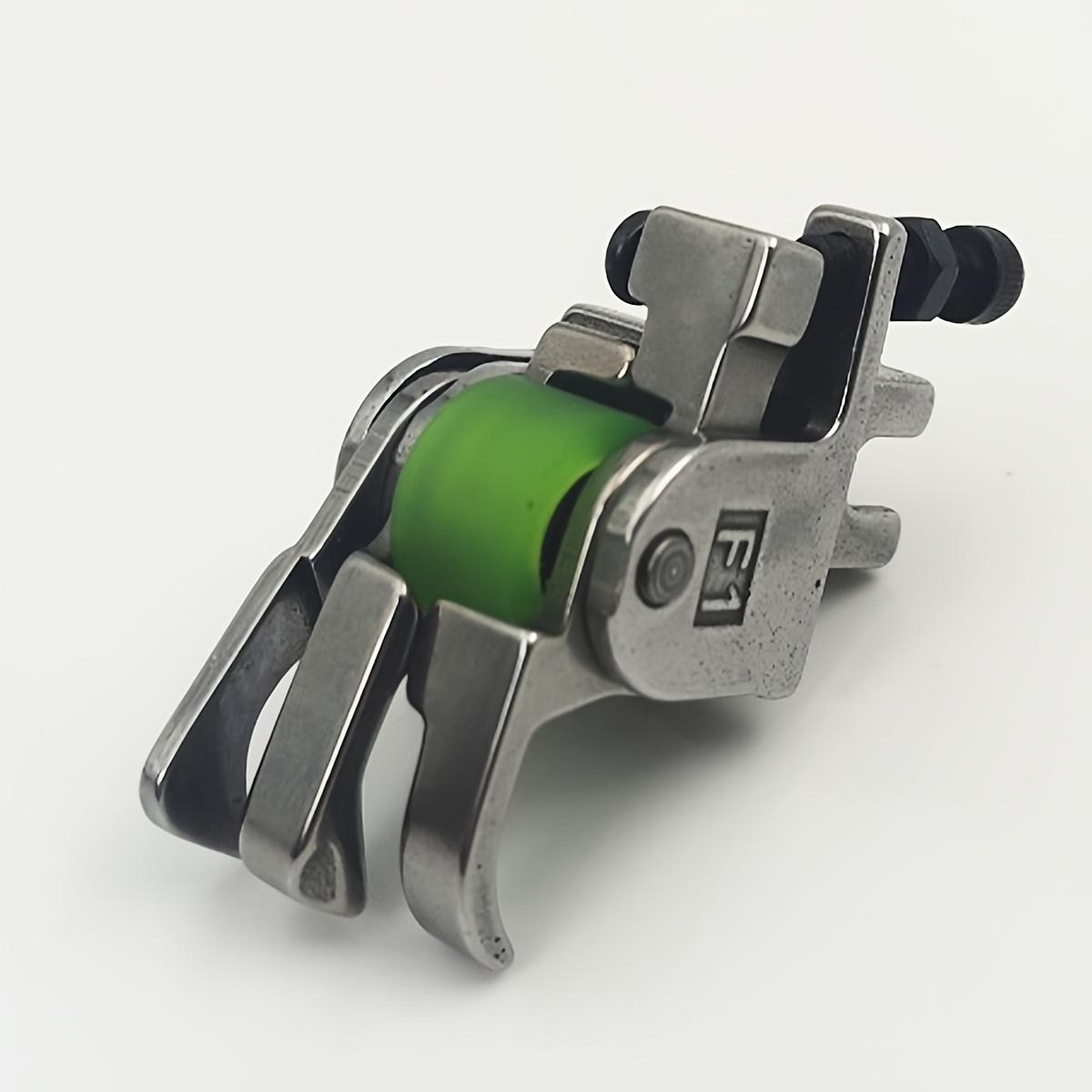 Industrial Sewing Machine Roller Foot for Juki Jack Brother, Even Stitching Presser Foot for Heavy Fabrics Zipper Piping (High-Low Adjustable)