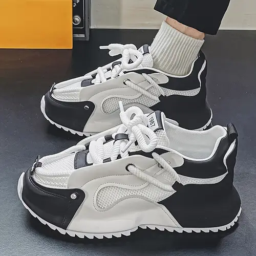mens casual sports sneakers comfortable versatile lightweight non slip lace up