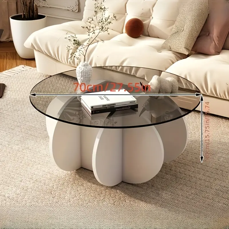 3 colors home coffee table living room small apartment round balcony table details 0