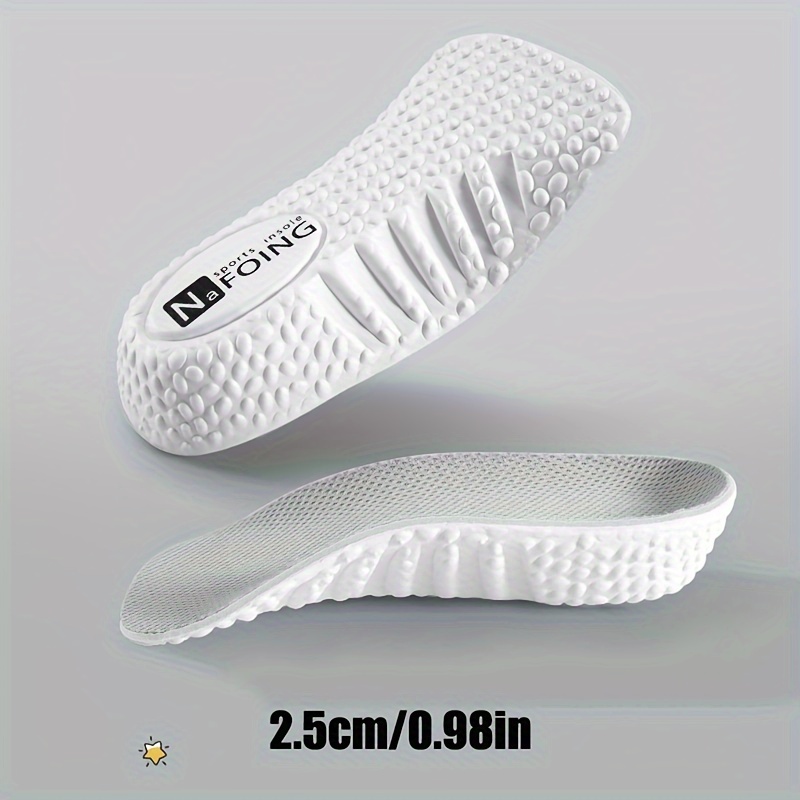 Onzichtbare Inlegzolen voor Hoogteverhoging Ademend Maat Steunzolen  voor Sneakers