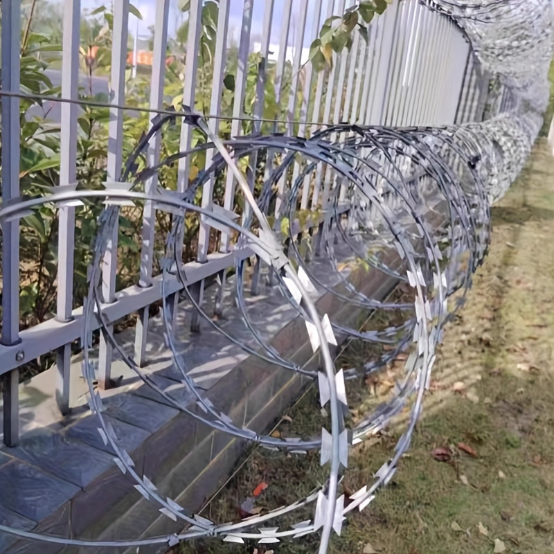 1 парче ограда од нерѓосувачки челик со , заштитна жица за двор, жица за ѕидови, заштитна мрежа за огради за пасишта, метална мрежа против качување и кражба, мрежа за заштита на градинарски растенија, мрежа за изолација на добиток Детали за производот 2