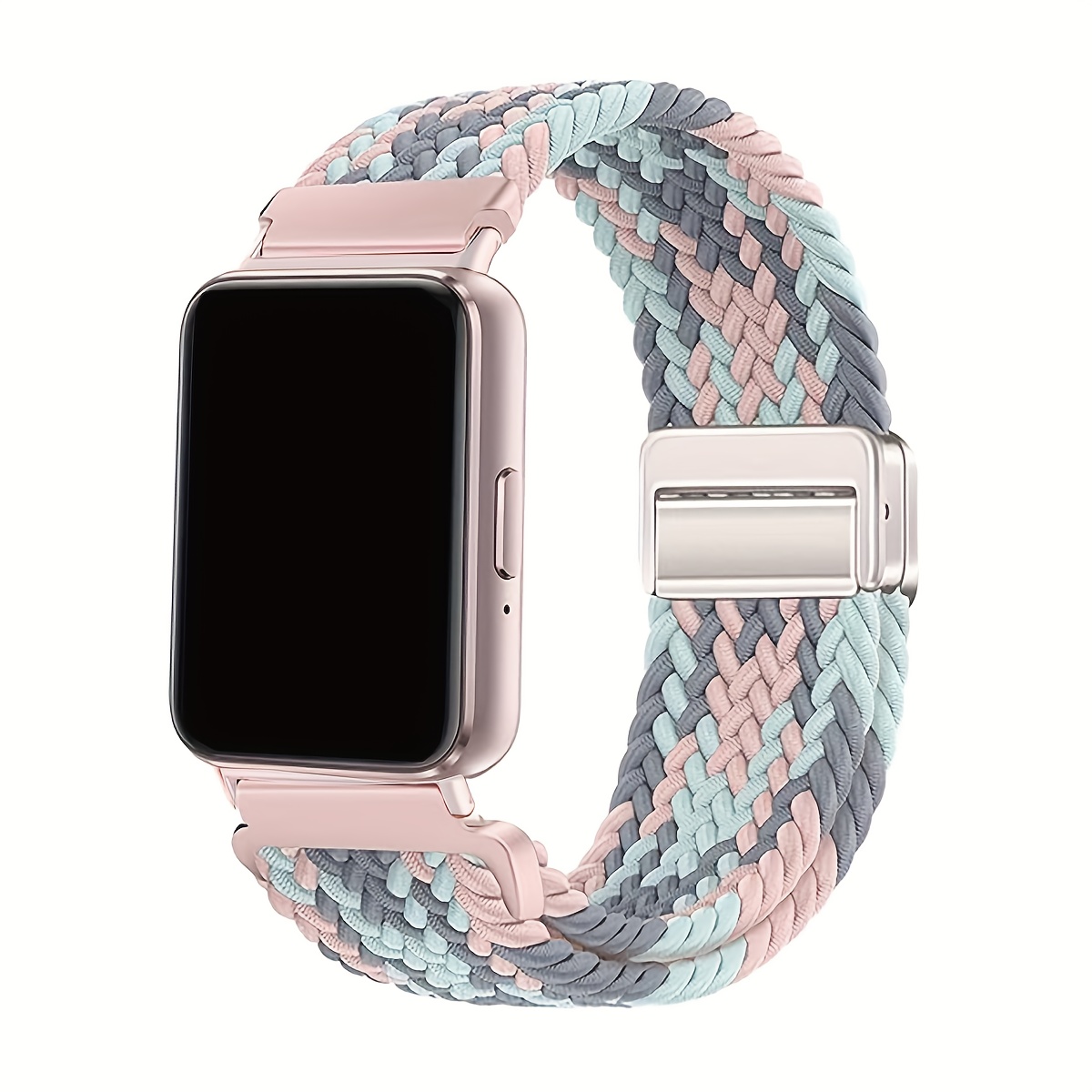 TEMU สายนาฬิกาสำหรับ Samsung 3, สายไนลอนนิ่มถักแม่เหล็ก, สายรัดข้อมือแบบปรับได้สำหรับ Samsung 3 SM-R390 Smartwatch Bands