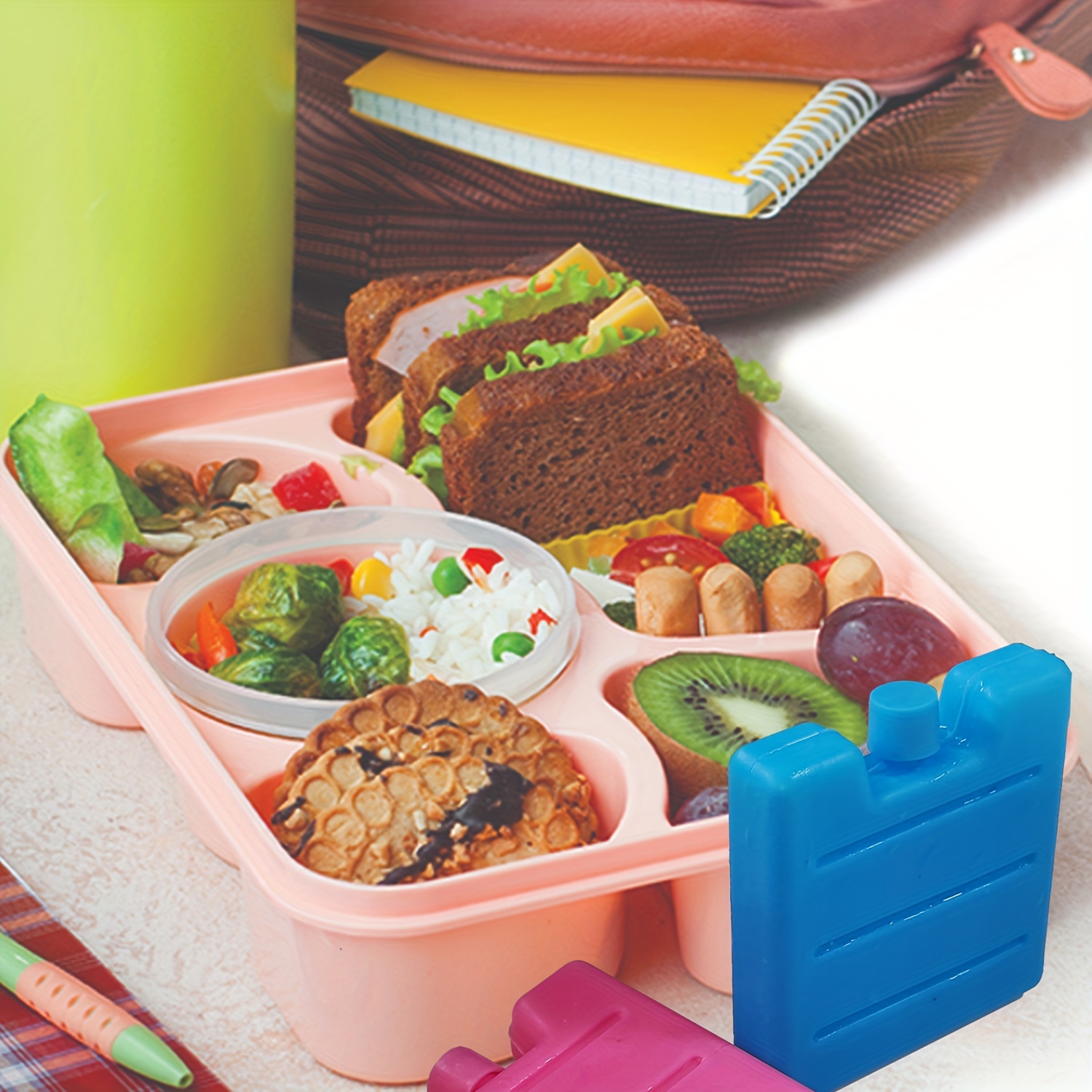 4pcs reusable ice packs for camping travel picnics durable high