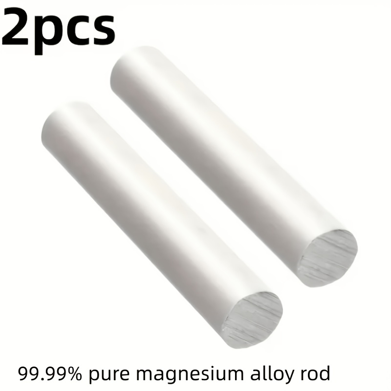 E-shop Zwei Stäbe 99,99% reine Magnesiumlegierung | Zündstäbe, Magnesiumstreifen, geeignet für Feueranmachen zu Hause und Camping, ohne Batterie