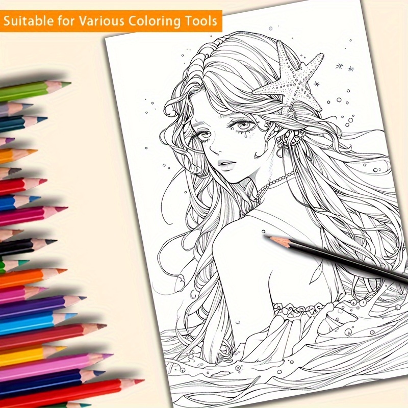 大人の塗り絵74バタフライガール 海外人物塗り絵絵本女の子