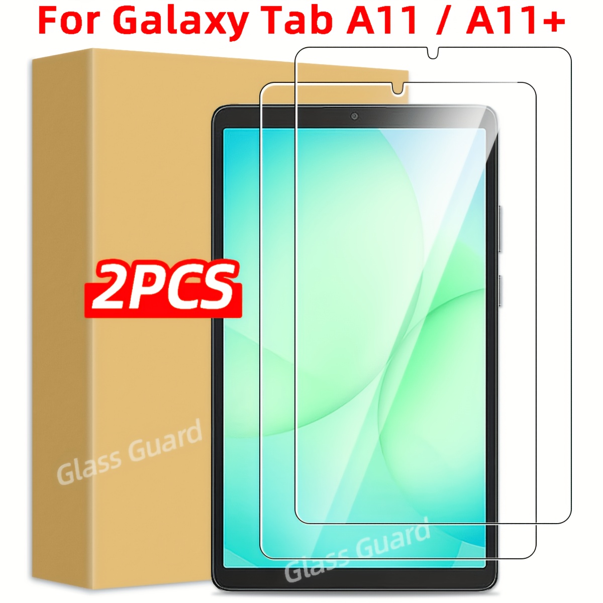 2pcs Hd Tempered Glass Screen Protectors, Suitable For Galaxy Tab A11 8.7-inch/a11+, Anti-fingerprint, Scratch-resistant, , , Tablet Protection
