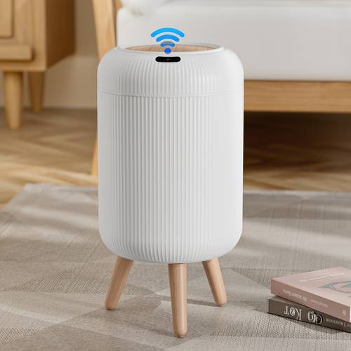 3 gallon 11 liter trash bin bathroom trash can detachable elevated design odor proof lid quiet switch plastic trash bin suitable for kitchen bathroom bedroom living room office and outdoor tight areas