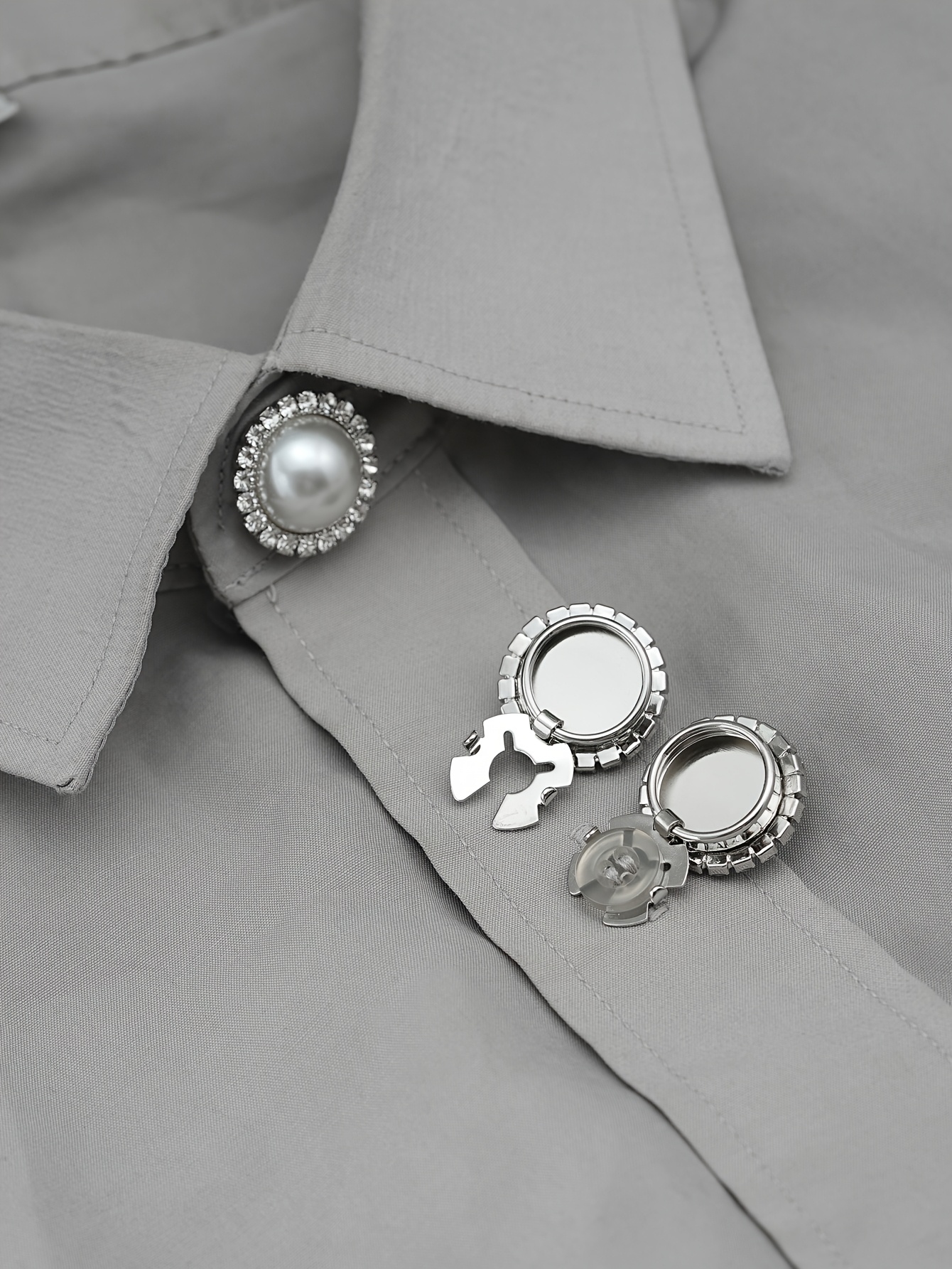 Set 30 Bottoni A Perla Da Donna 10 Mm | Senza Cuciture, Riutilizzabili | Per Abiti, Camicie, Fai Da Te - 3