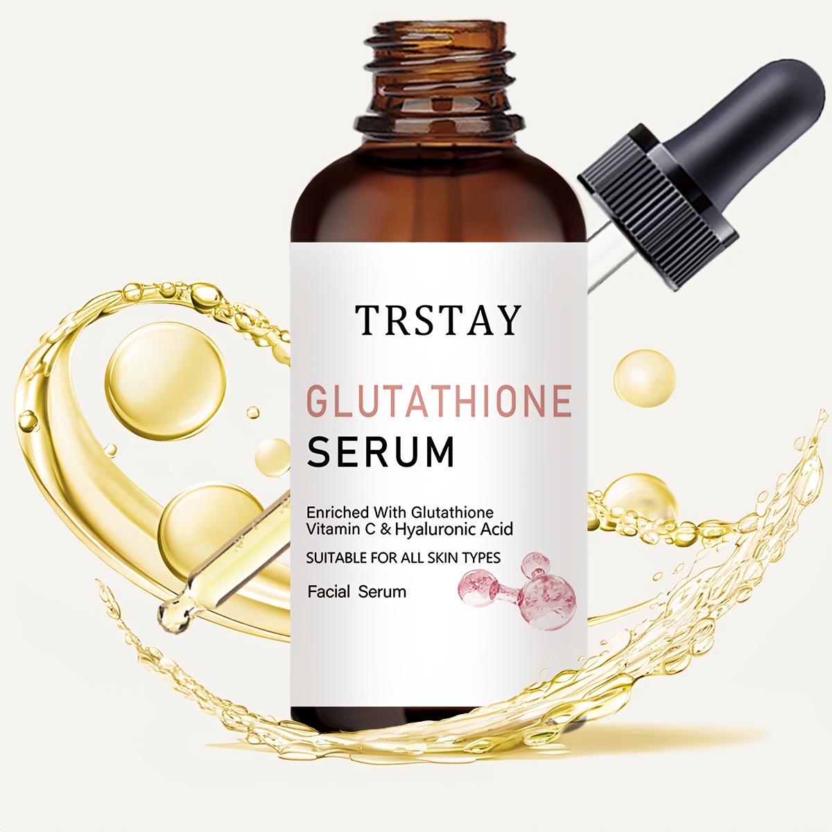 hyaluronic acid glutathione essence TRSTAY Glutathione Essence, Which Contains Glutathione, Vitamin C and  Hyaluronic Acid, Is Suitable for * Types and Facial Essence