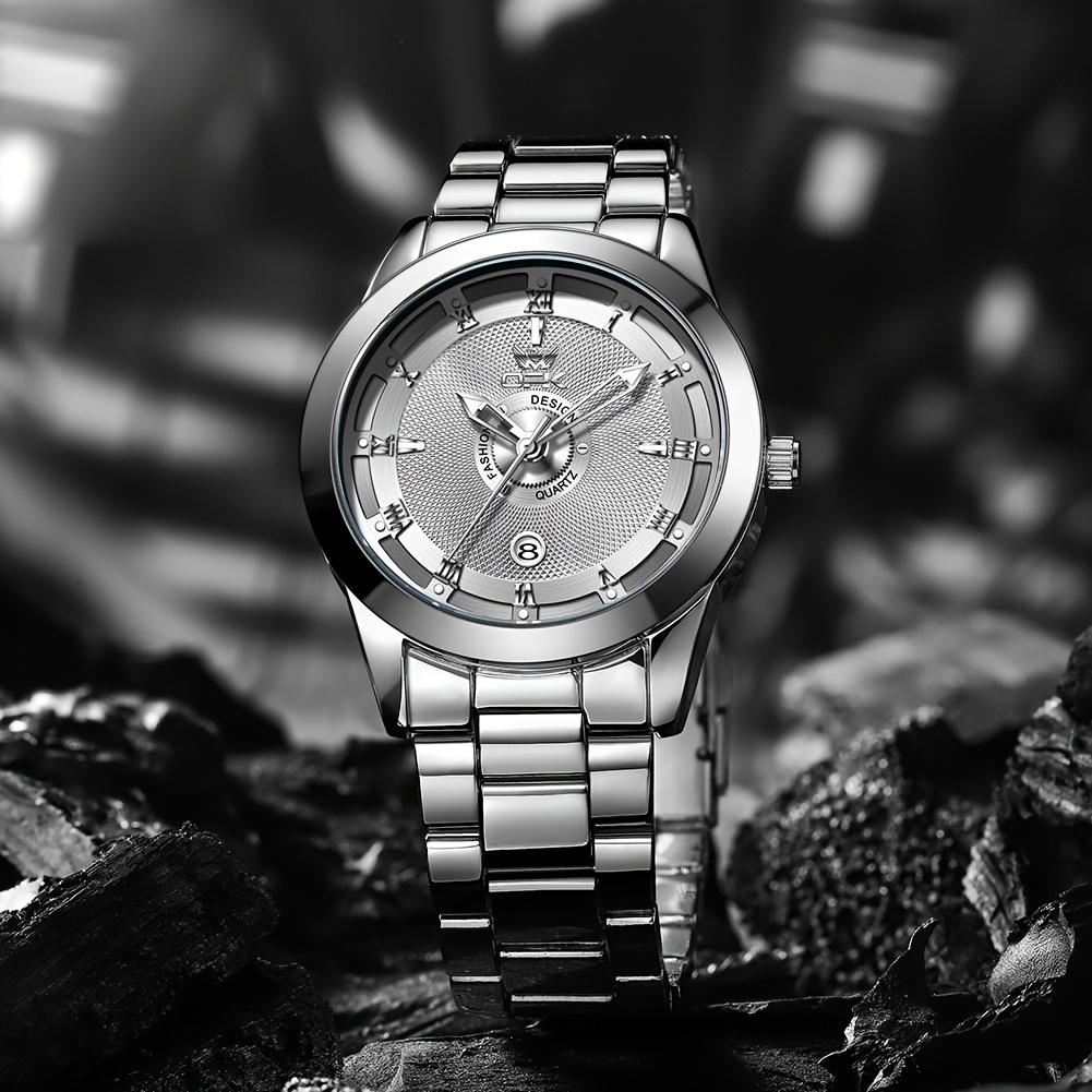 brand quartz watch luminous hands date display minimalist  display picture 1