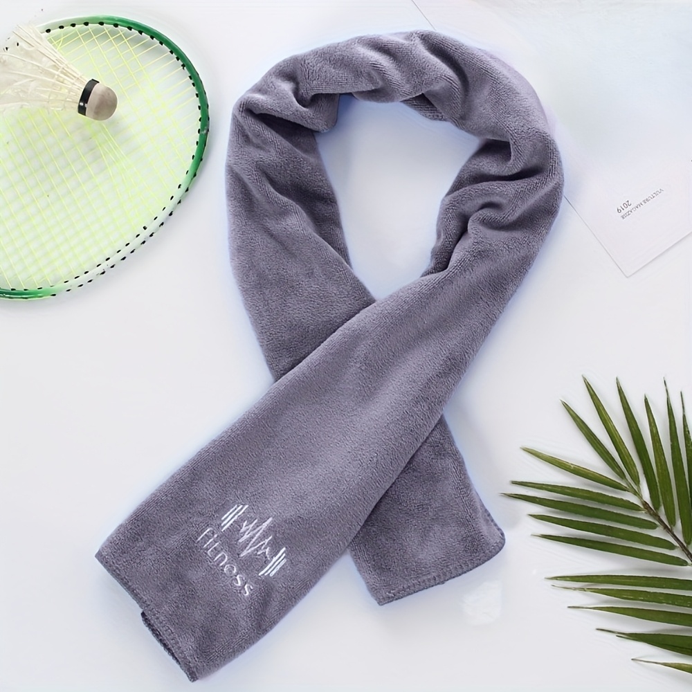 1pc Quick-dry Towel, Super Absorbent, Large Size, Ideal For Bathroom, Gym, Running, Swimming, And Cycling. Towel That Hung Or On Gym Equipment, Suitable As A Sweat Towel