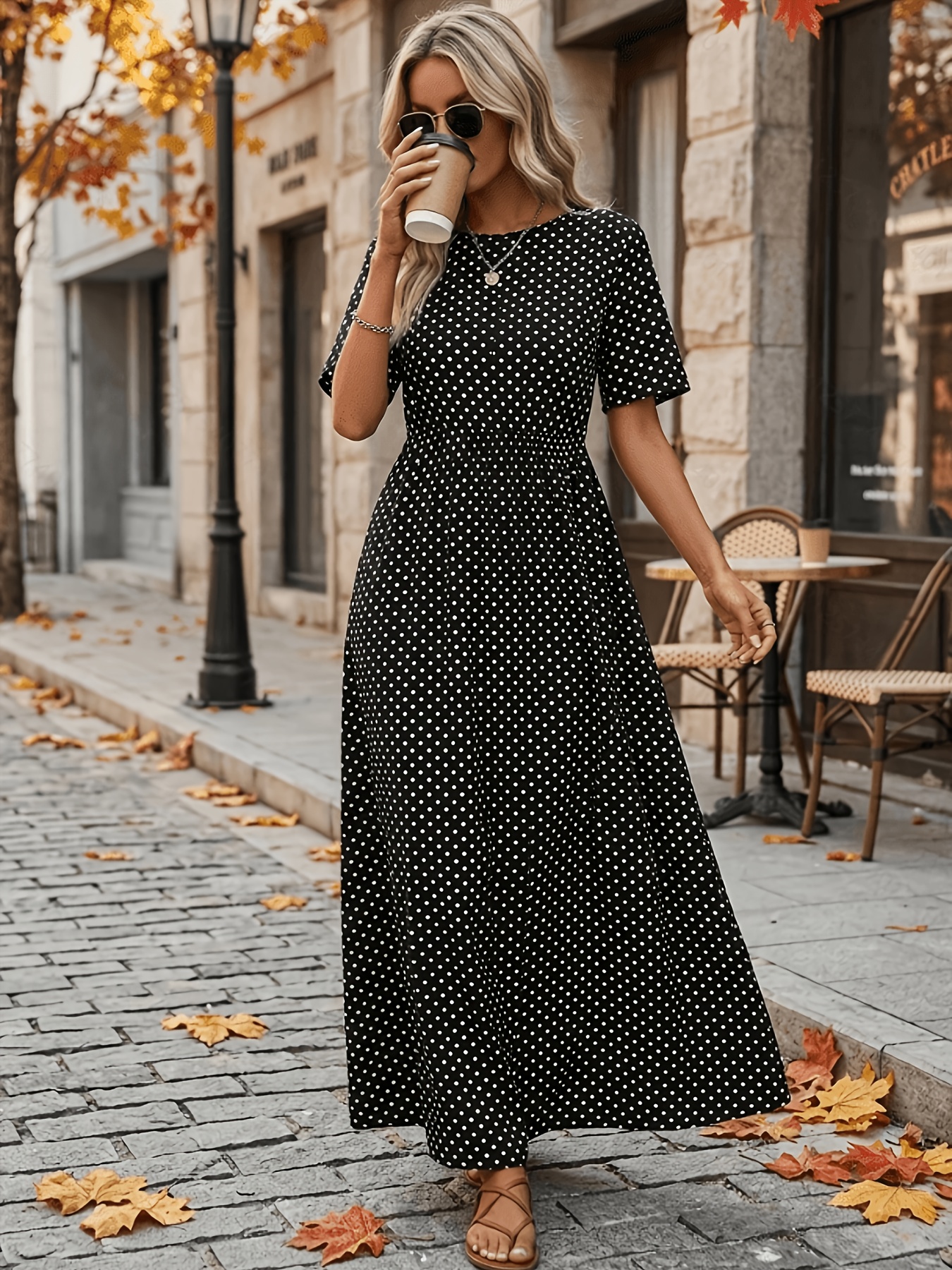 black & white fancy dress maxi sold on Temu United States Blue Hebeos Evening Dresses