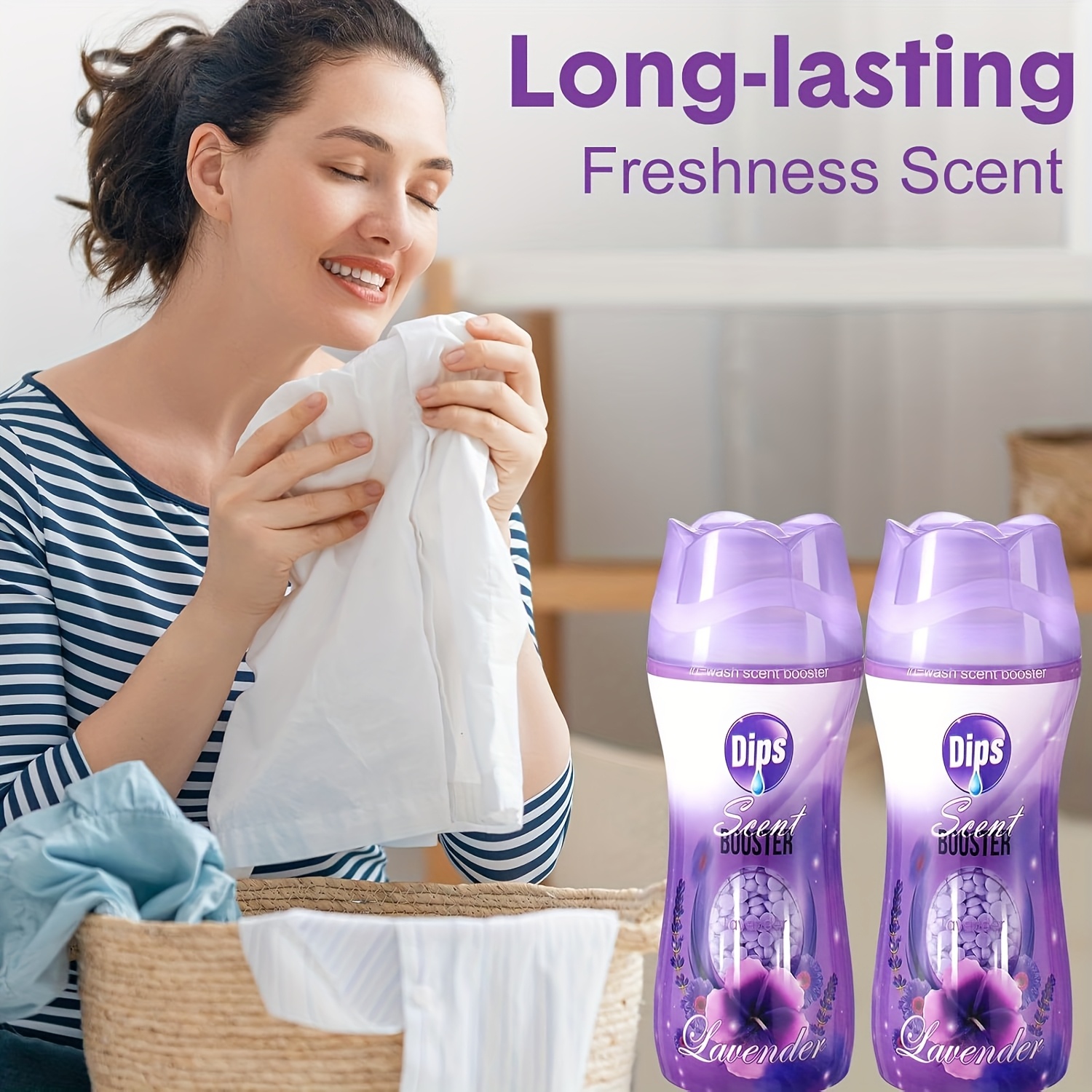 bottle lavender scented laundry detergent pearls long Temu Bahrain