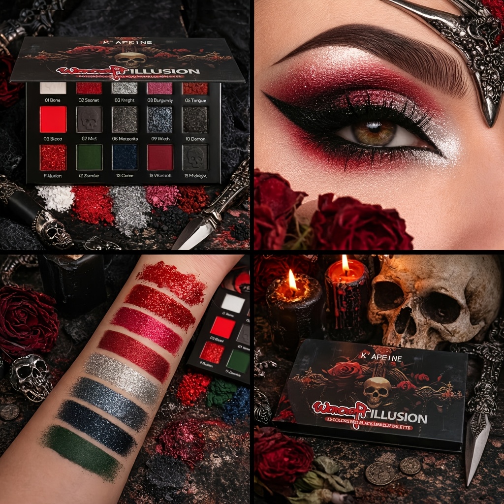 15 Colors Eyeshadow Palette Pigmented Matte Shimmer