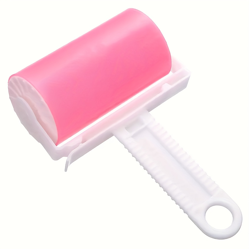 TEMU 1pc Washable & Reusable Lint Roller For - Sticky Hair Remover Brush With Ergonomic Handle, Washable Pet Hair Removal Tool For Furniture,