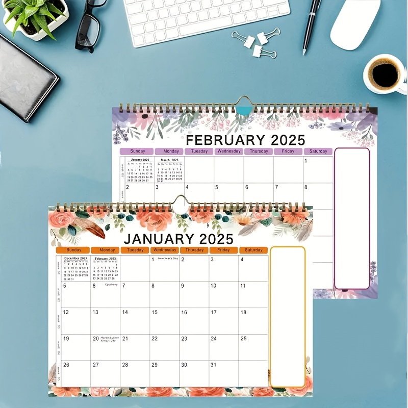 

2025 Wall Calendar, 18-month Calendar, From 2025 To 2026, 11.82 Inches X 8.66 Inches (approximately 30 Cm X 22 Cm), Spiral-bound Wall Calendar, Suitable For Home Or Office.