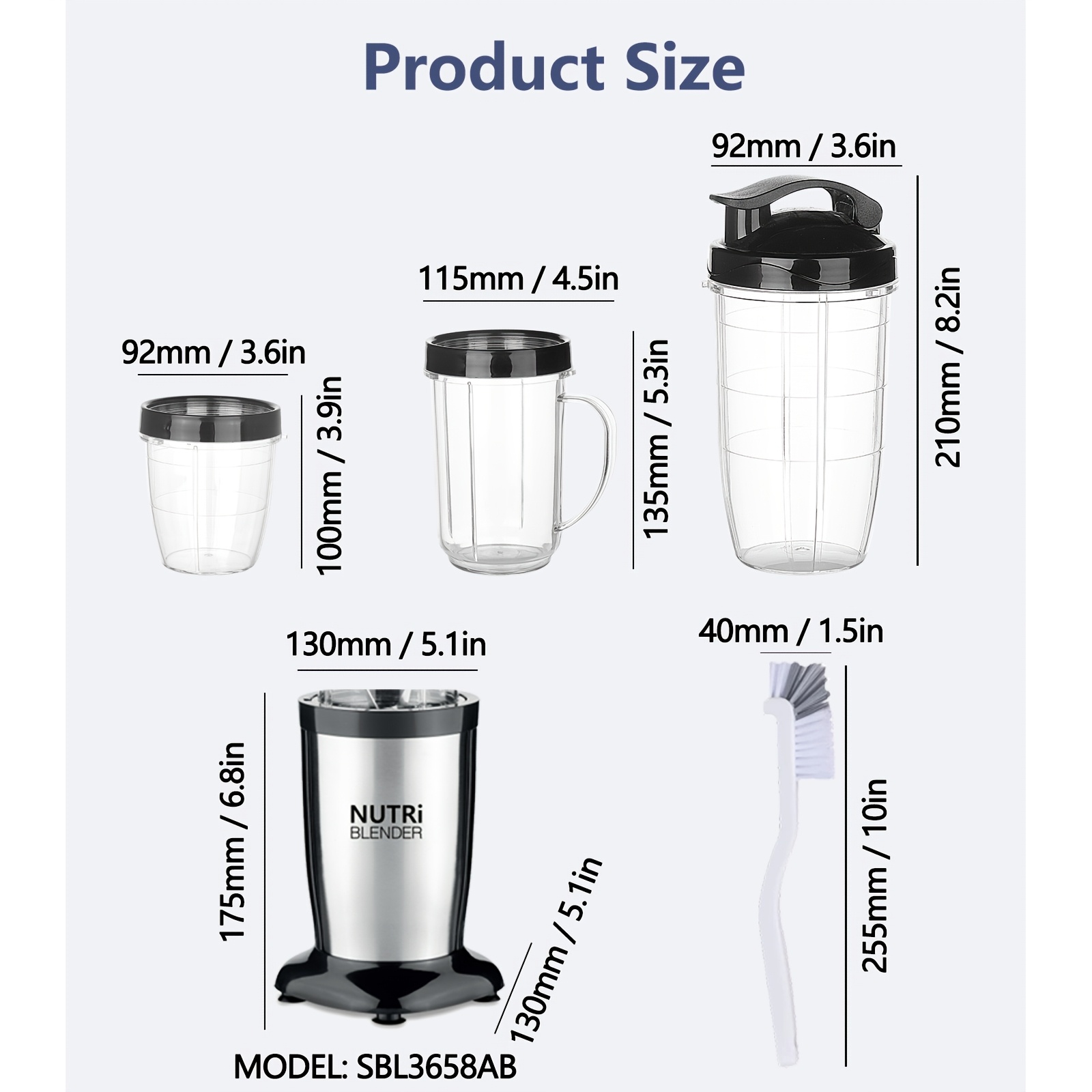 Smoothie Blender, Fruit And Vegetable Juicer, Milkshake And... product image 7