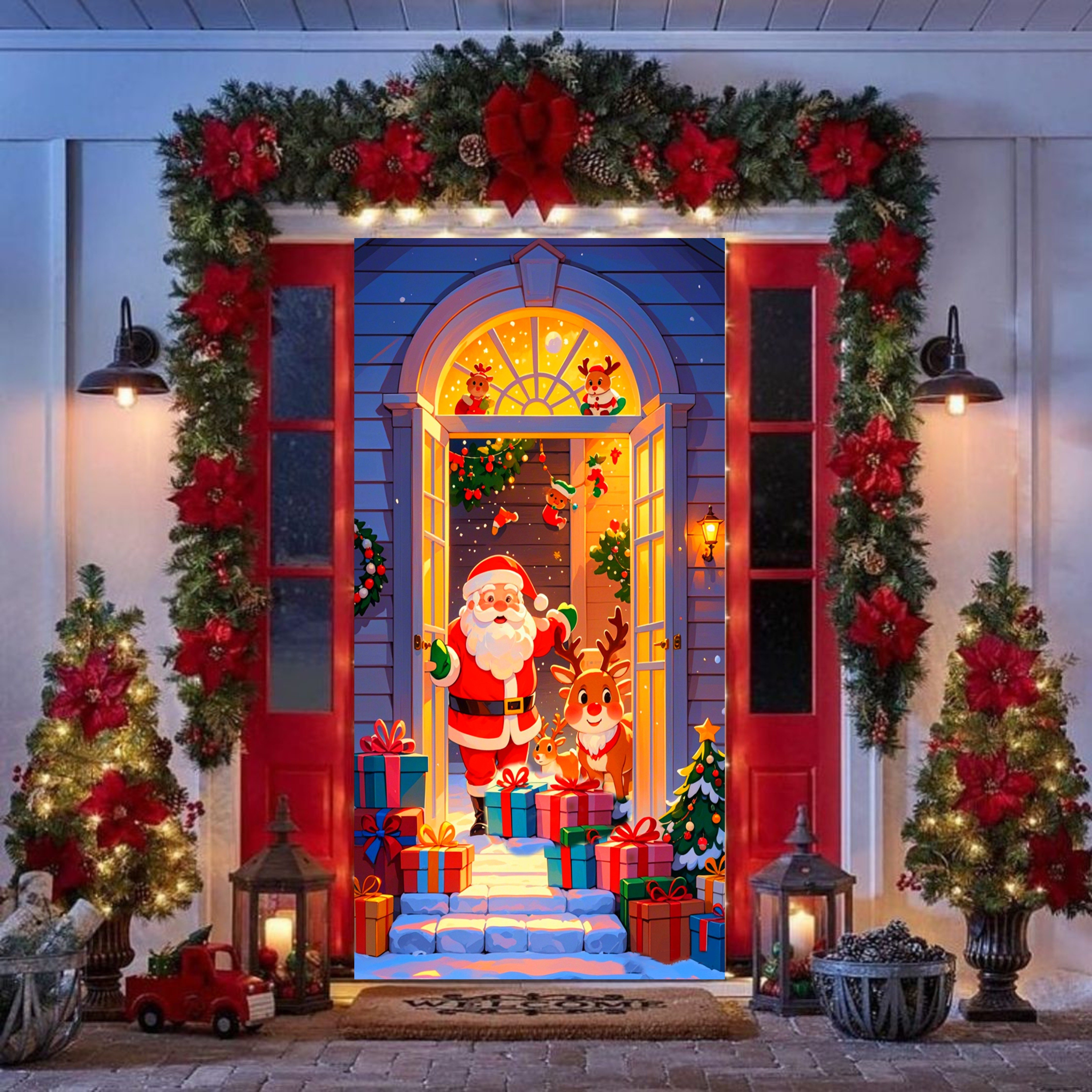 

Christmas , & , Polyester , Decoration For & Use, No Required,