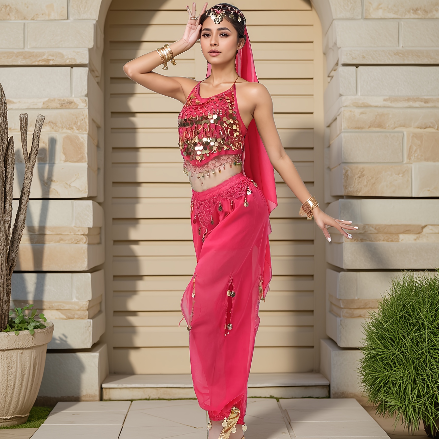chinese dress ladies Customized Pink Latin Professonial Dancewear Rhinestone Slip Backless  Tassel Dance Dress Rumba Tango Cha Cha Performance Costume  DANCEYM
