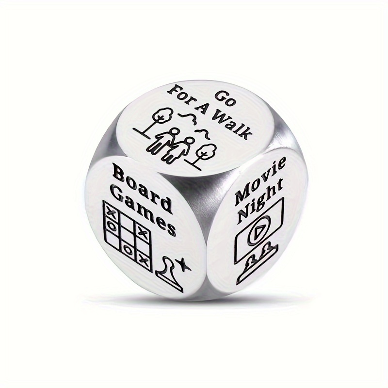 

For Men Women Dice, 0.63 In Metal Dice Box, For Mom For ( Of 2 ) Halloween Christmas