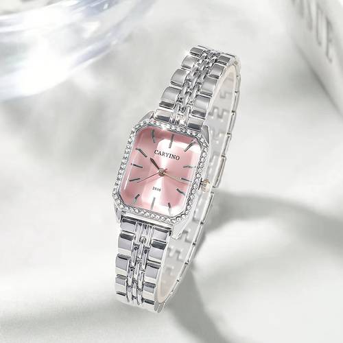 a simple fashionable classic square womens watch suitable for daily wear dates parties birthday gift