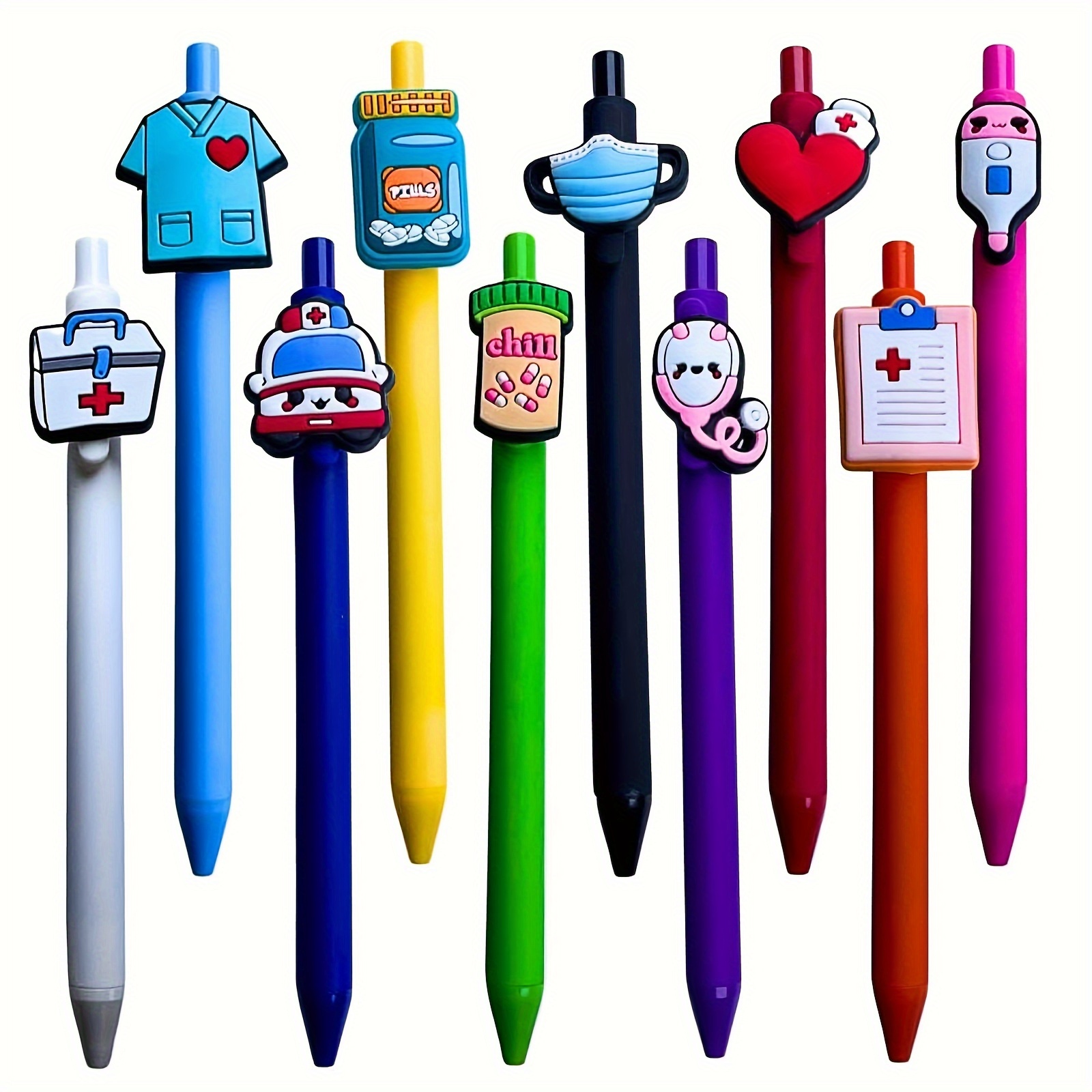 

10pcs Pens | Pen Set, , Syringe | Bulk And Assistant Supplies, , Accessories, Decorations, For Schools