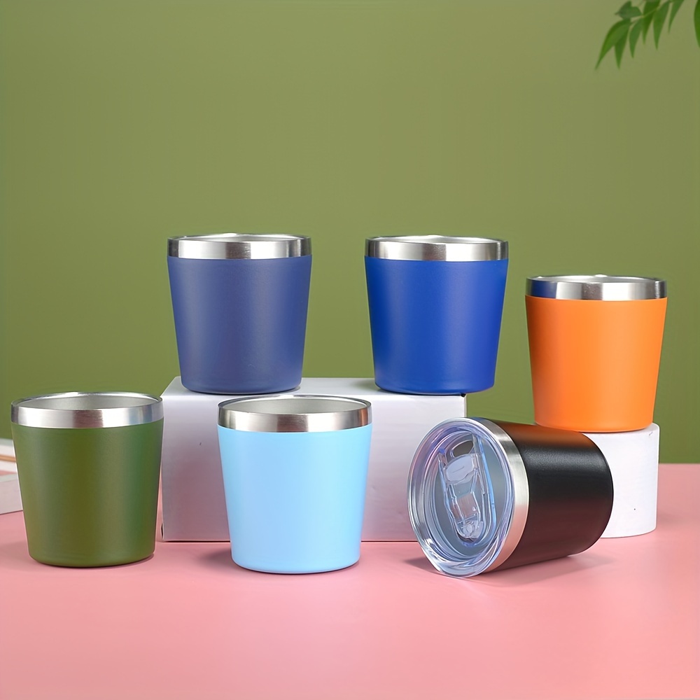 1pc 8 ounces 260ml mini insulated milk cup small capacity - Temu