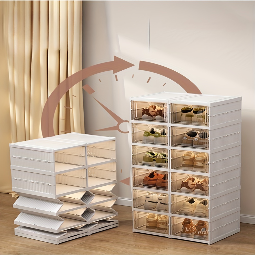 tiers installation free disassembly shoe storage box Temu